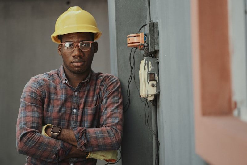 Certified HVAC technician on a residential service call